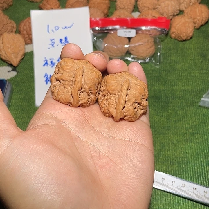 文玩核桃把件35一帆风顺蛤蟆头