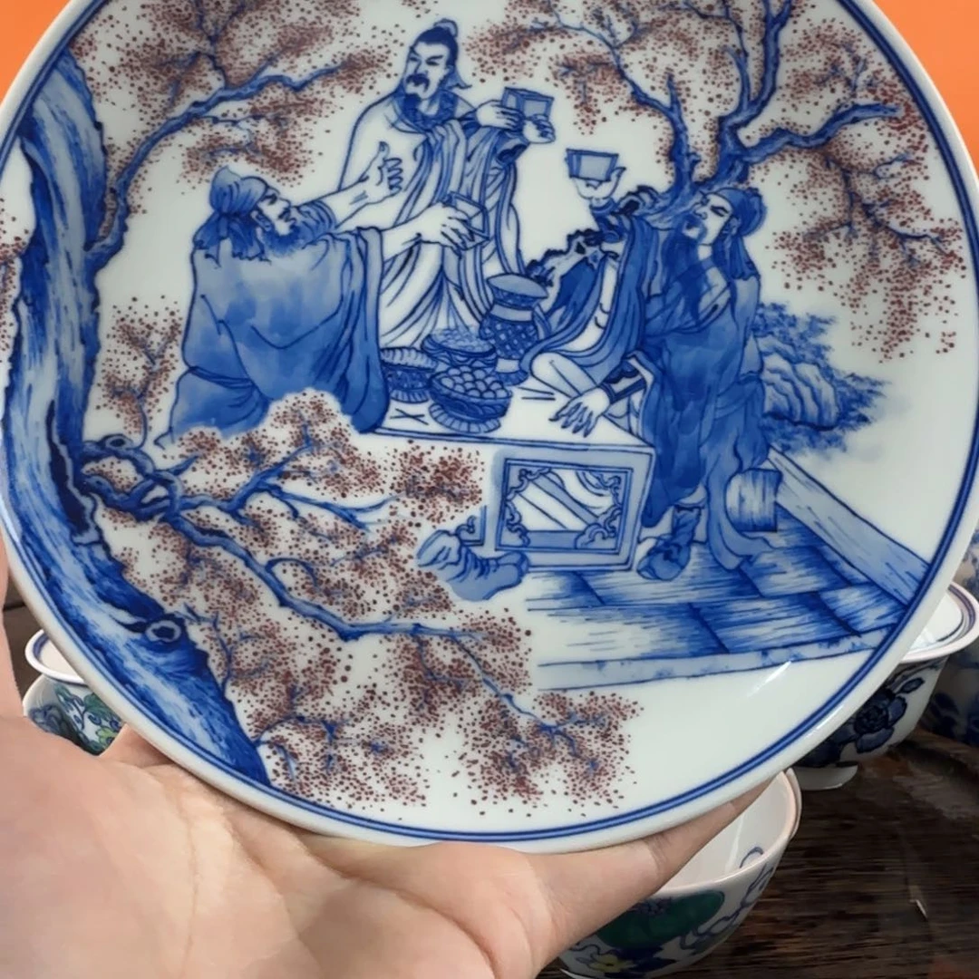 瓷片景德镇手绘青花瓷器46
