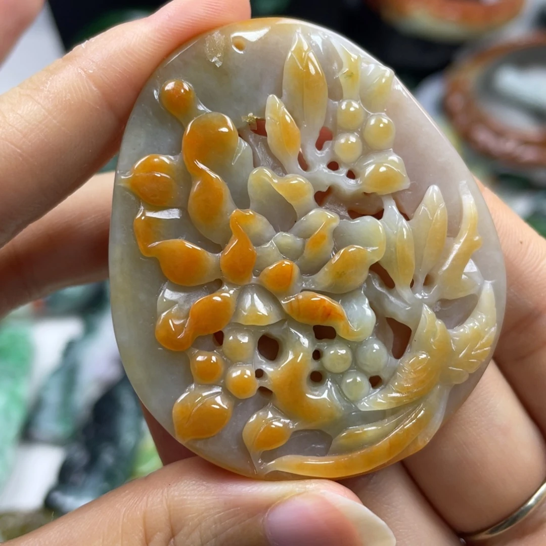 颈饰未镶嵌翡翠牌子