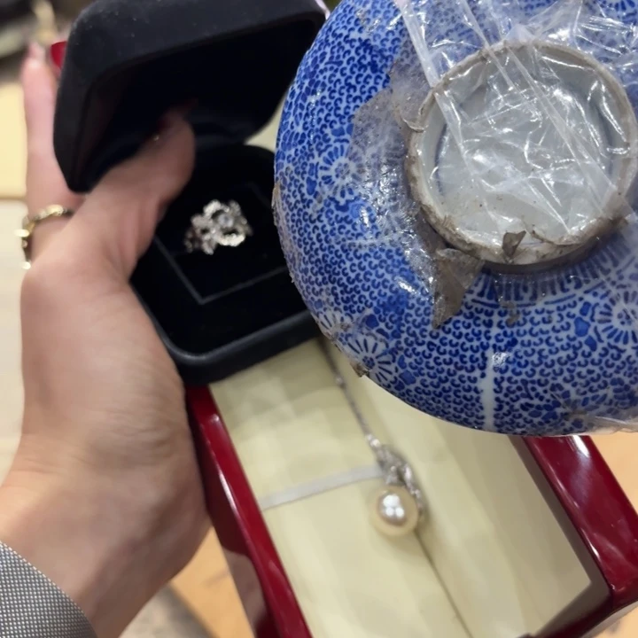 陶瓷古美术置物摆件