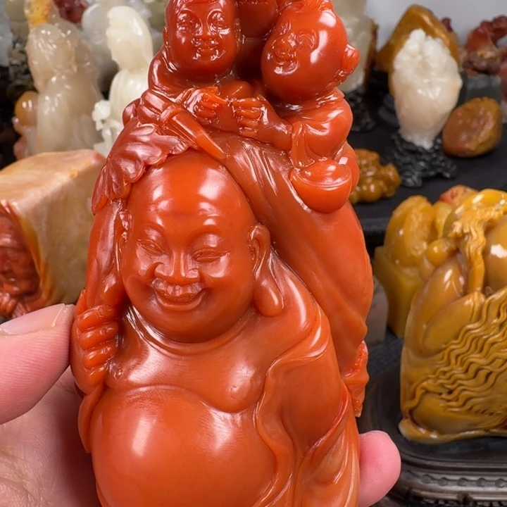 金***刻寿山石寿山石芙蓉