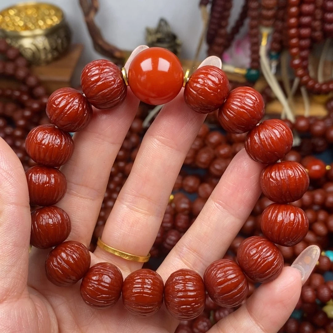 手串猴头核桃土豪15+红