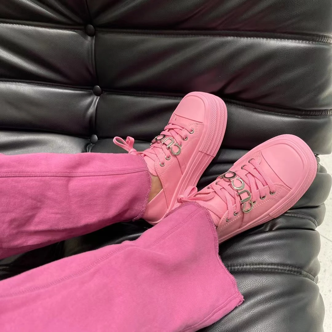 厚底洋气小众小白鞋