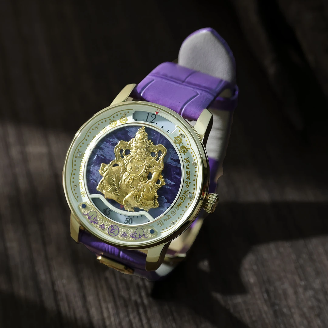 【思嘉专属】九紫愿财·24k黄财手表 AQ0035