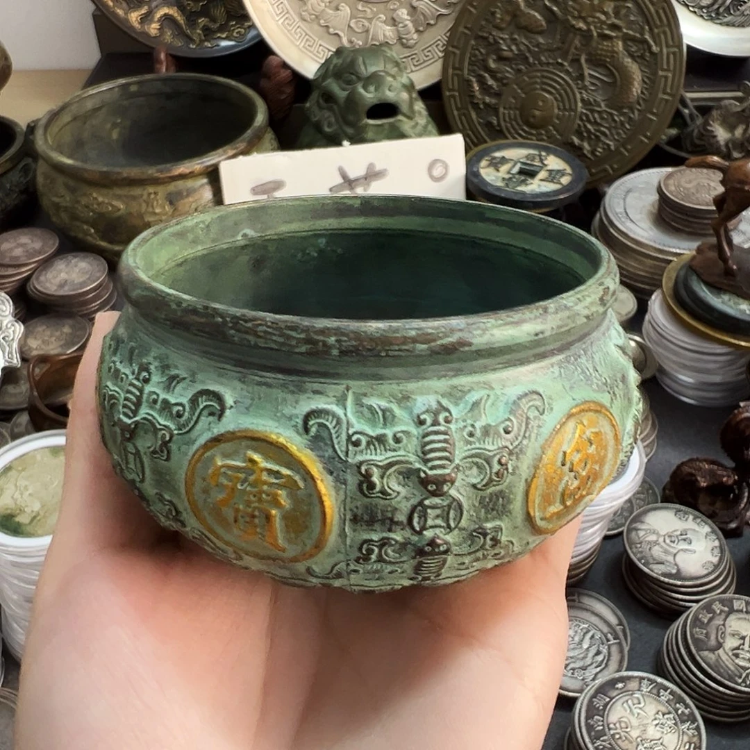 金属复古风格摆件