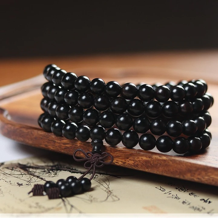 非金属木质手链 功德无量念珠手链