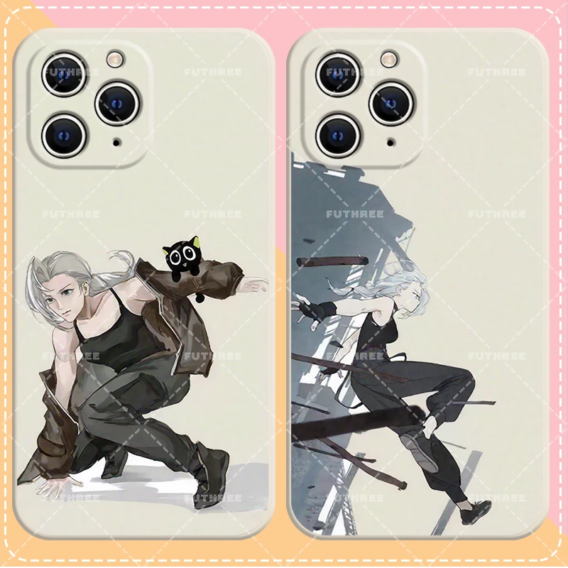 罗小黑战记鹿野苹果14手机壳16肤感13液态15promax高级6s超薄11新