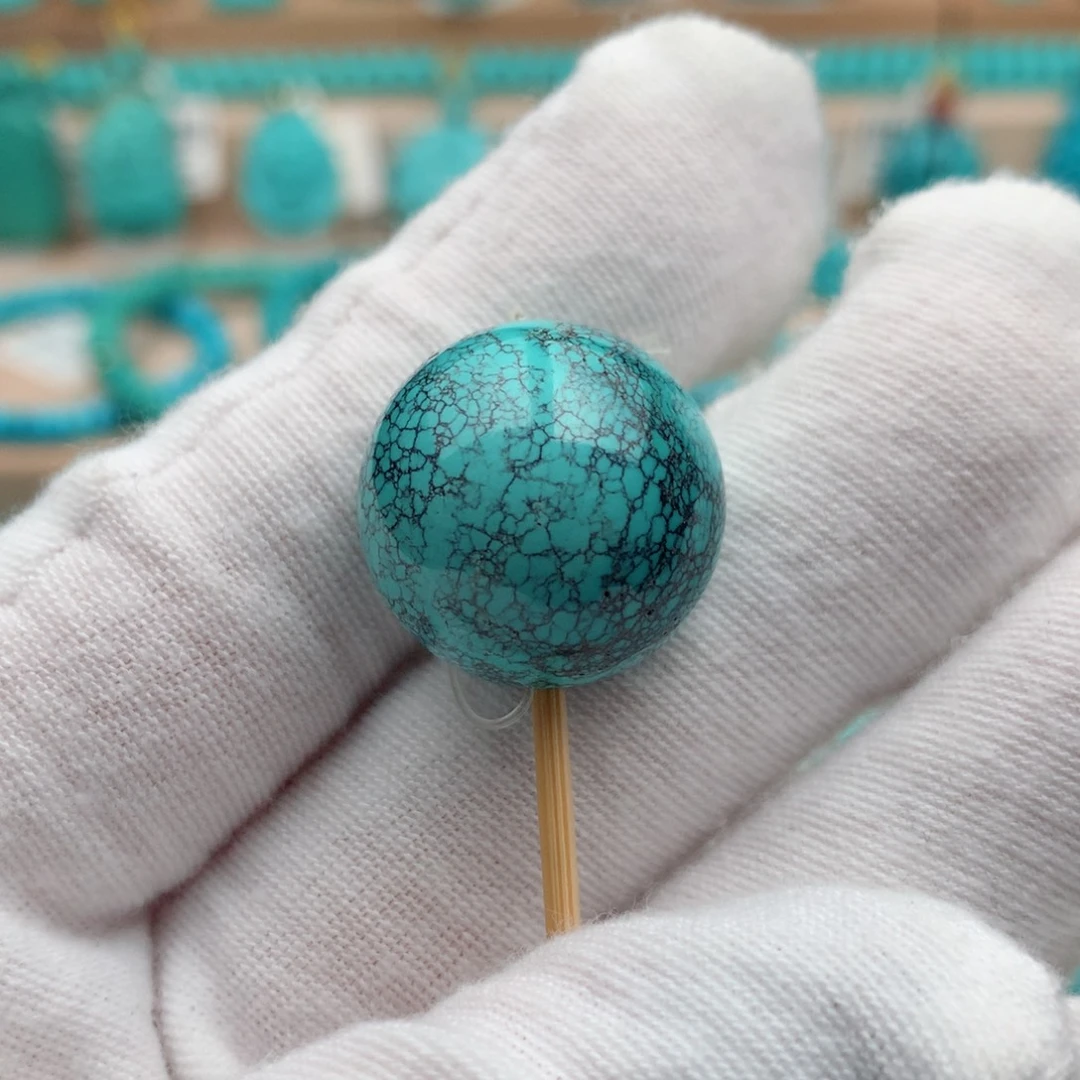 绿松石未镶嵌珠宝奇石19mm