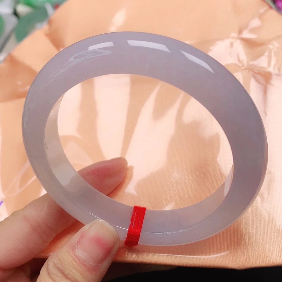 翡翠手镯未镶嵌天然翡翠手镯55