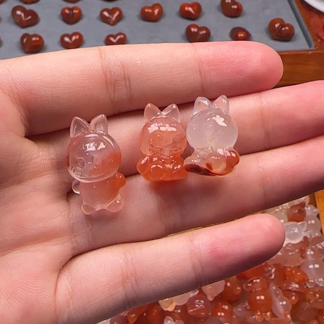 简***单南红玛瑙未镶嵌挂件