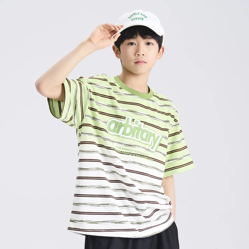 多多一上男中大童25夏款索罗娜面料速干短T（150-185码）1122A81X