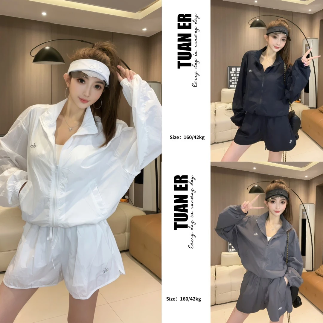 2025新款夏季韩版防晒休闲运动时尚套装女