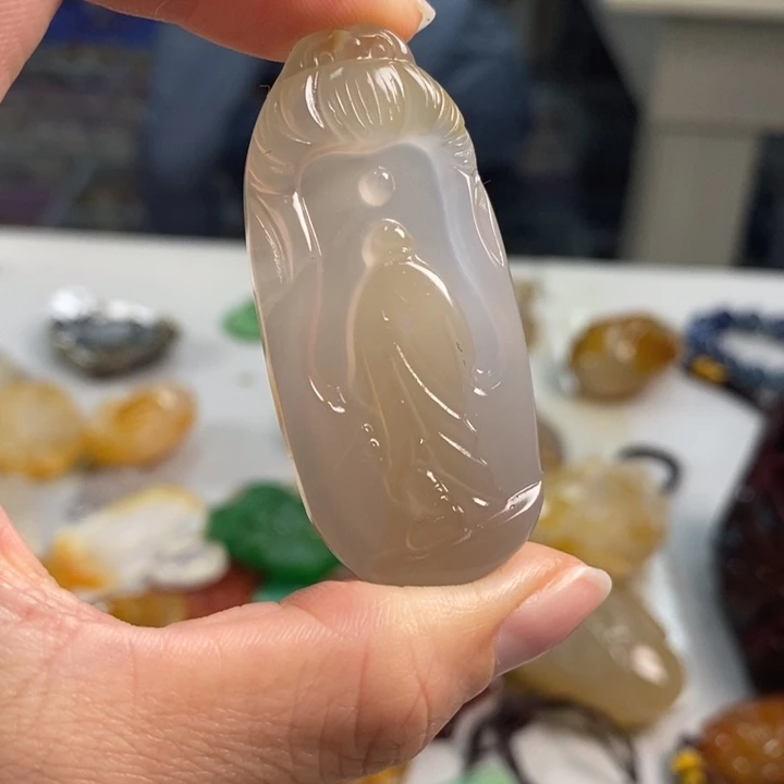 玛瑙/玉髓吊坠(不含链)未镶嵌