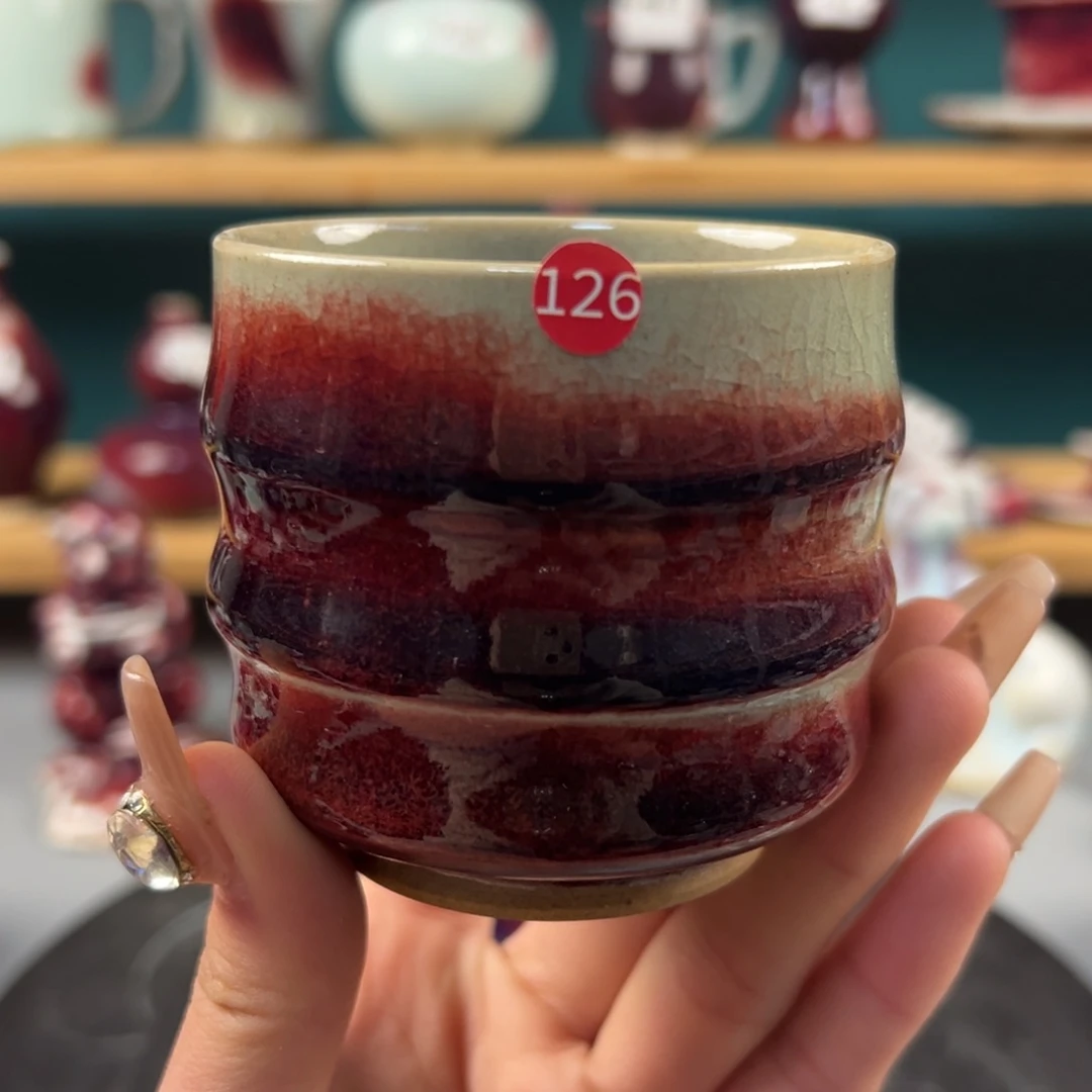 瓷片全品无暇主人杯纯手工