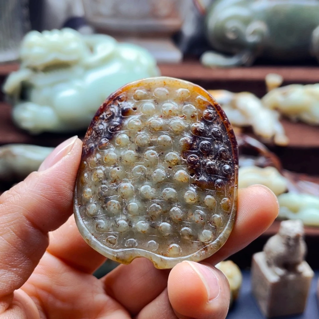 吊坠白玉菩提摆件