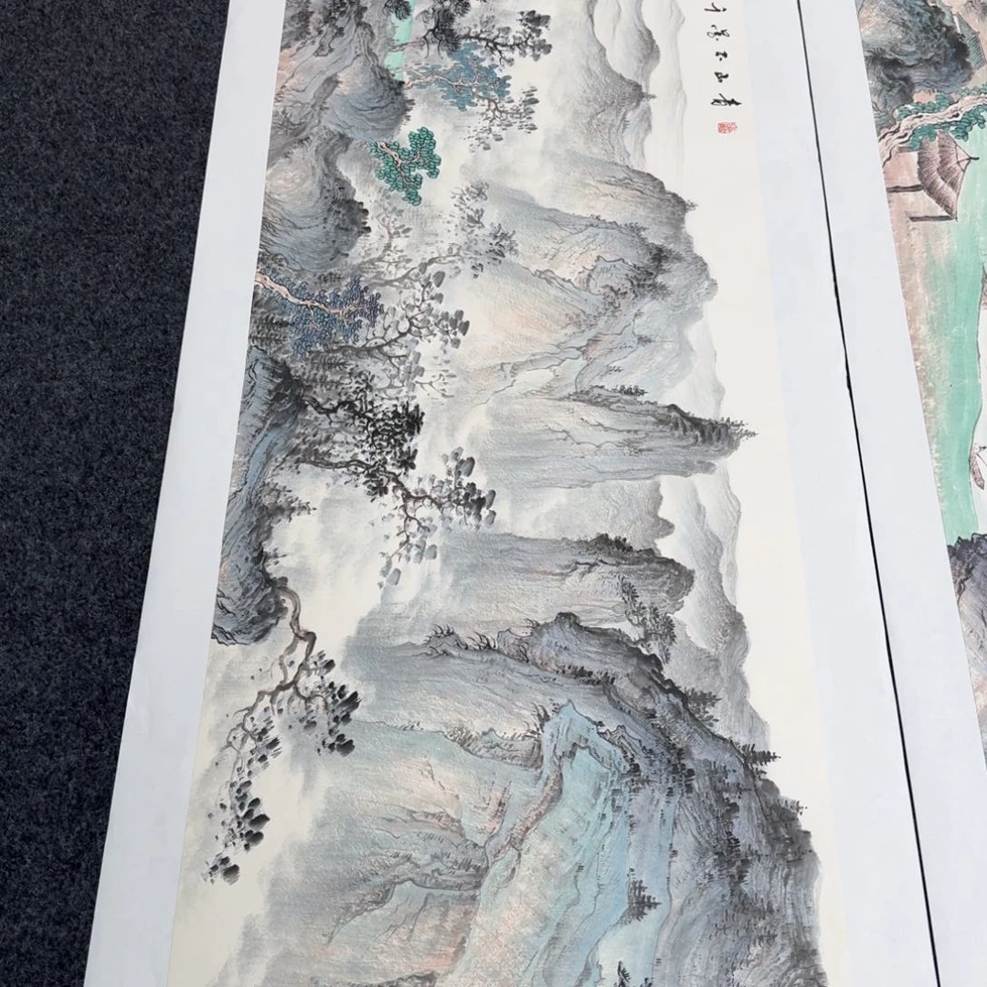 国画国画作品山水花鸟纯手绘