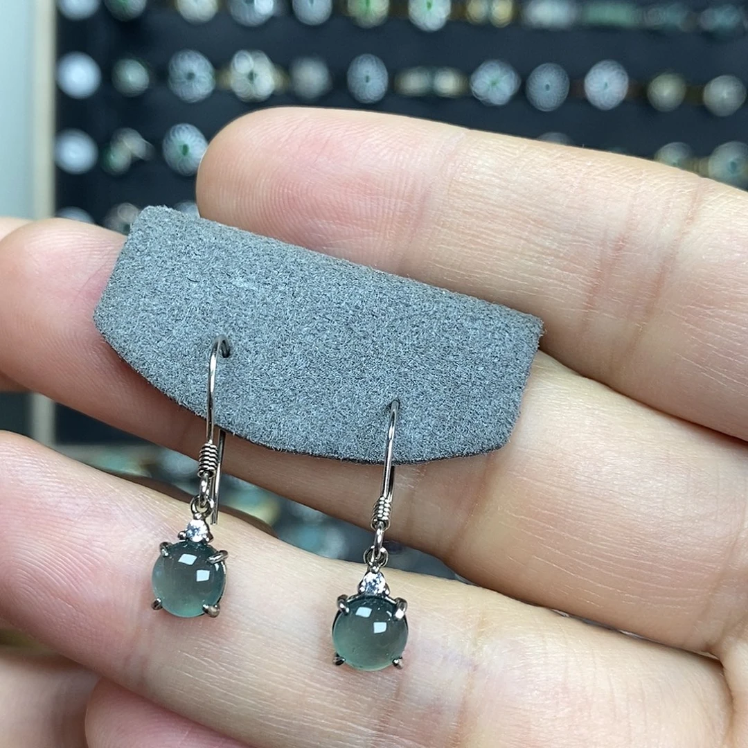 翡翠银S925镶嵌戒指