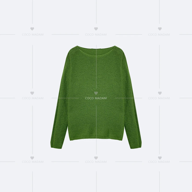 NIUNIU · T-013  100山羊绒休闲百搭长袖毛衣