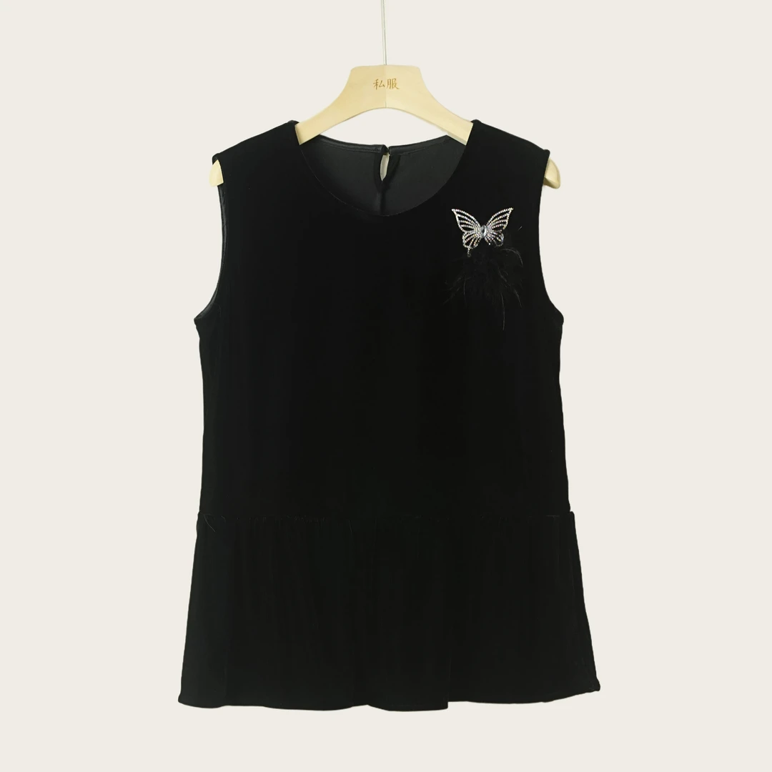 新中式复古提花百搭时尚小衫（Q099）