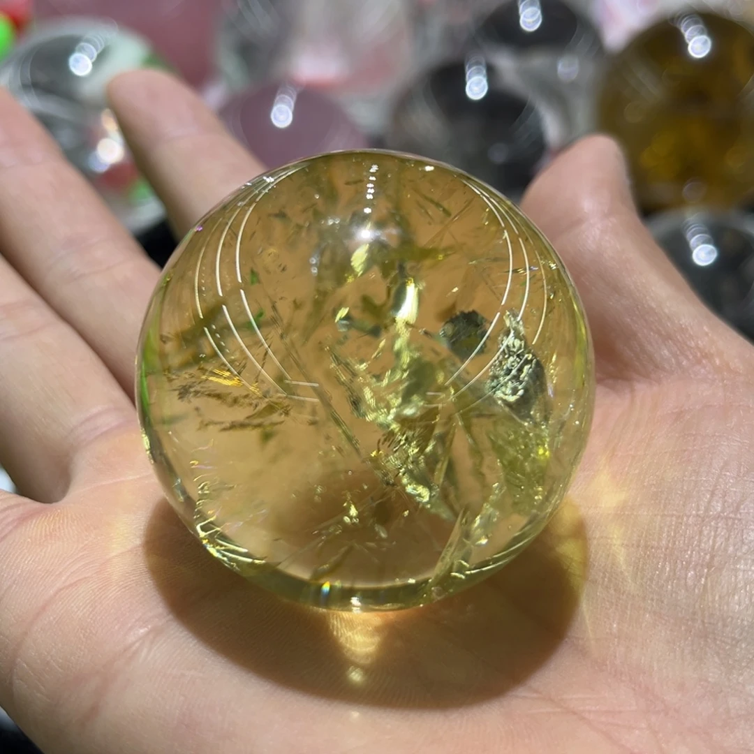 黄晶摆件未镶嵌未镶嵌天然黄水晶摆件