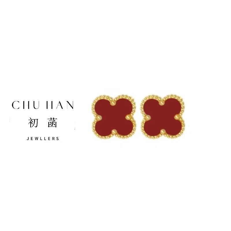 三个颜色耳钉 经典时尚百搭气质轻奢单花耳钉