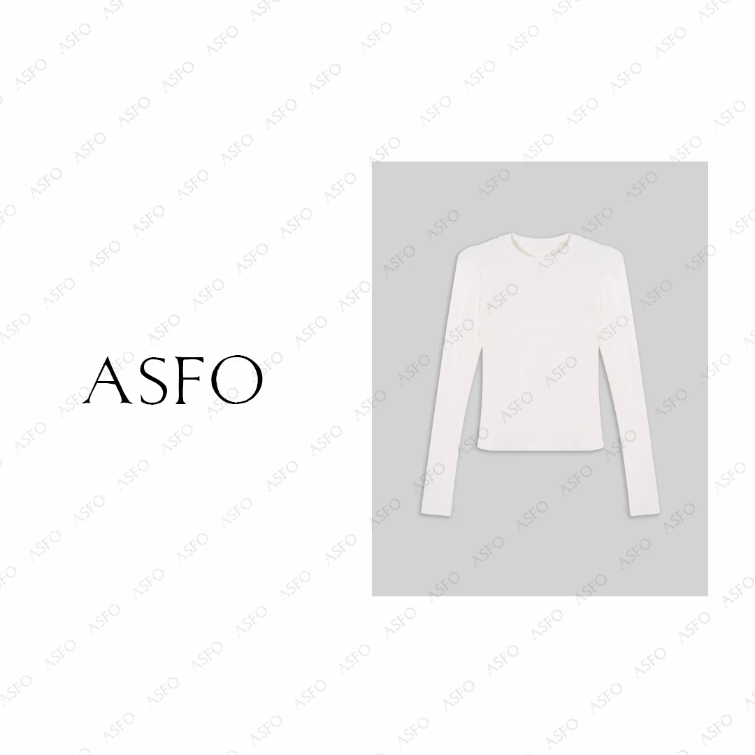 【AS长白】25新极简轻薄软糯百搭修身小衫AS25QXS04080