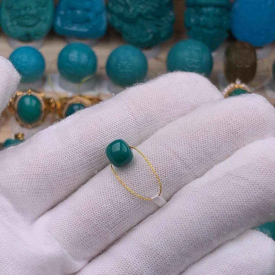 未镶嵌绿松石珠宝奇石Y***Y