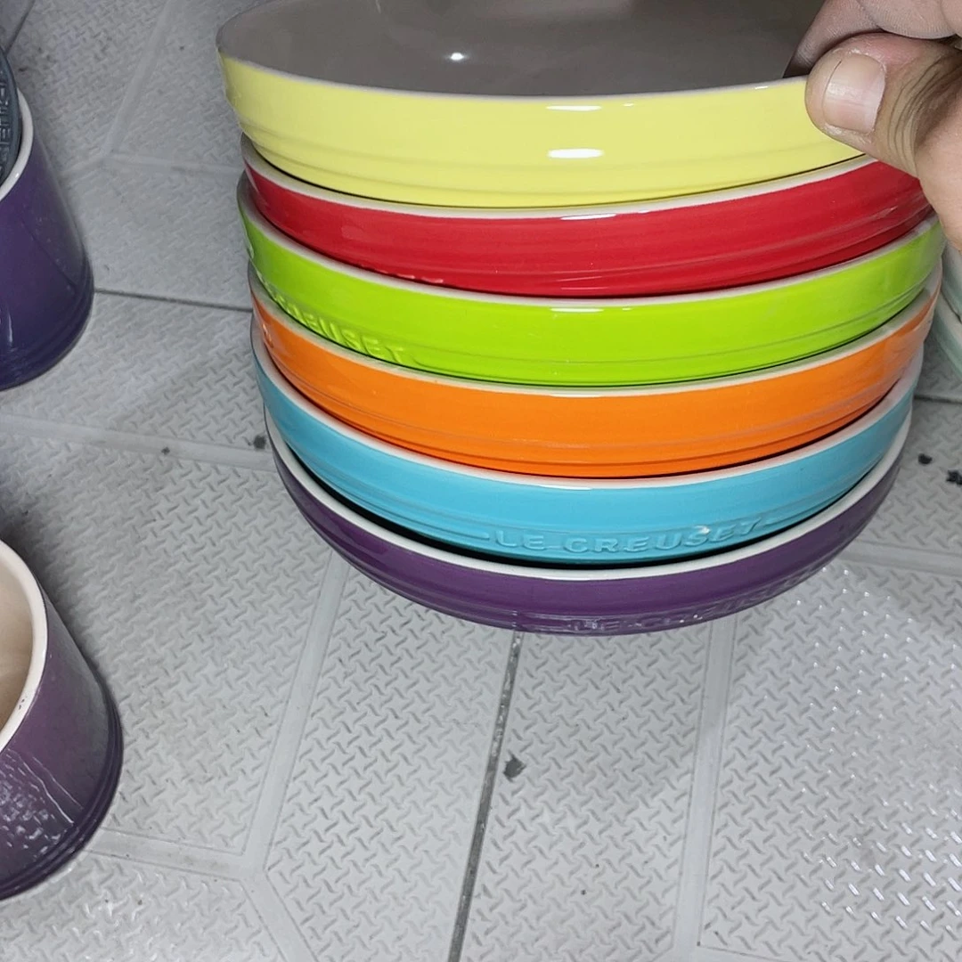 瓷片微瑕陶瓷餐具家用 六个