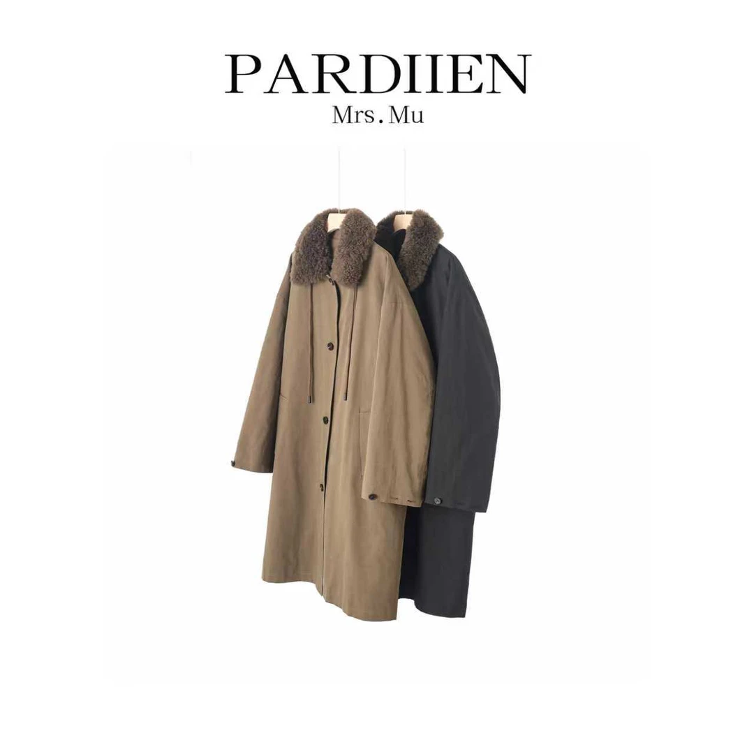 【北总严选】帕迪恩可脱卸领长款风衣鹅绒服外套25PD-2293