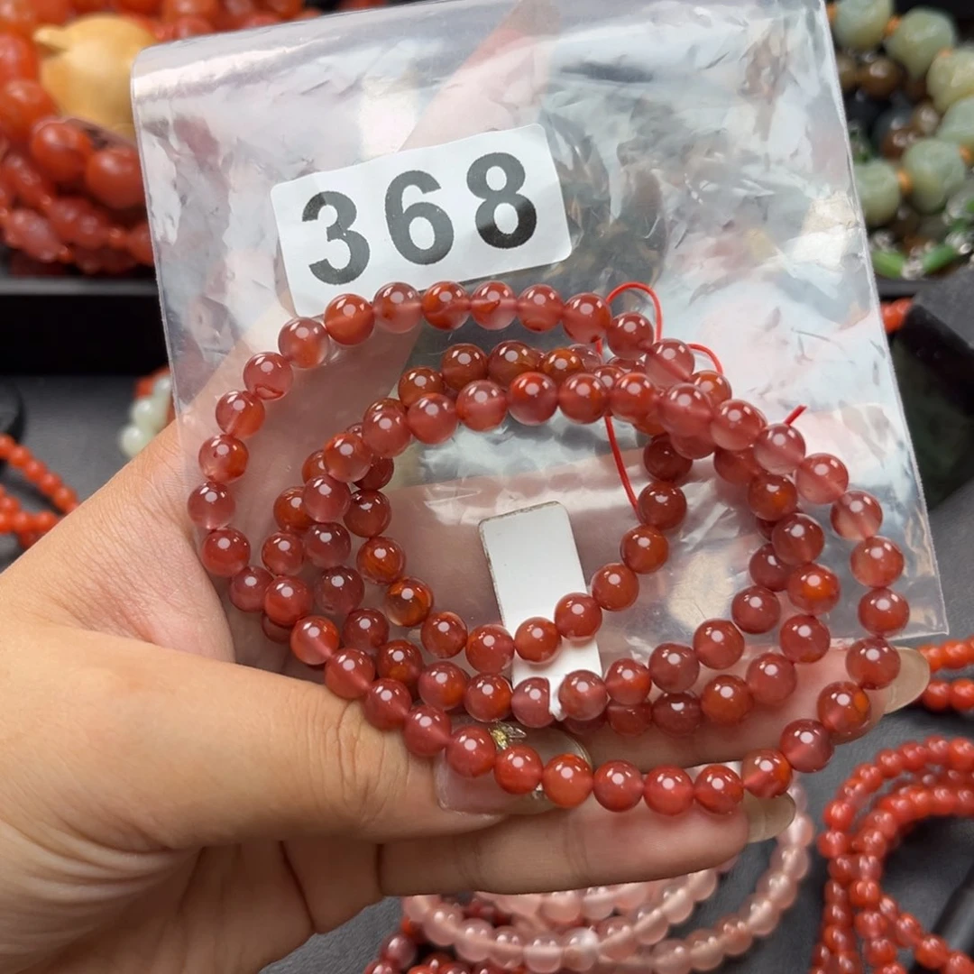 手链未镶嵌南红玛瑙6*