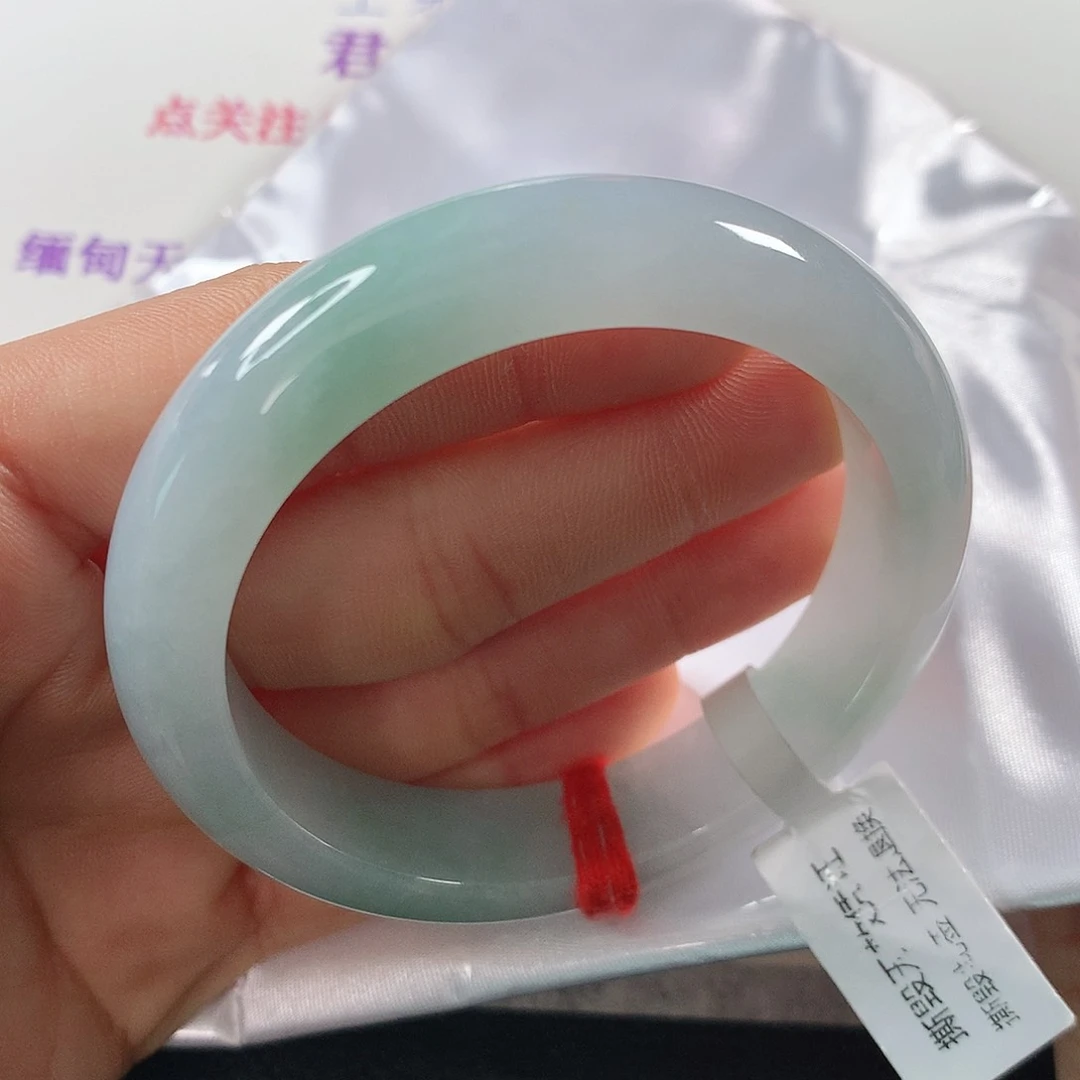 翡翠手镯未镶嵌 正圈①②③