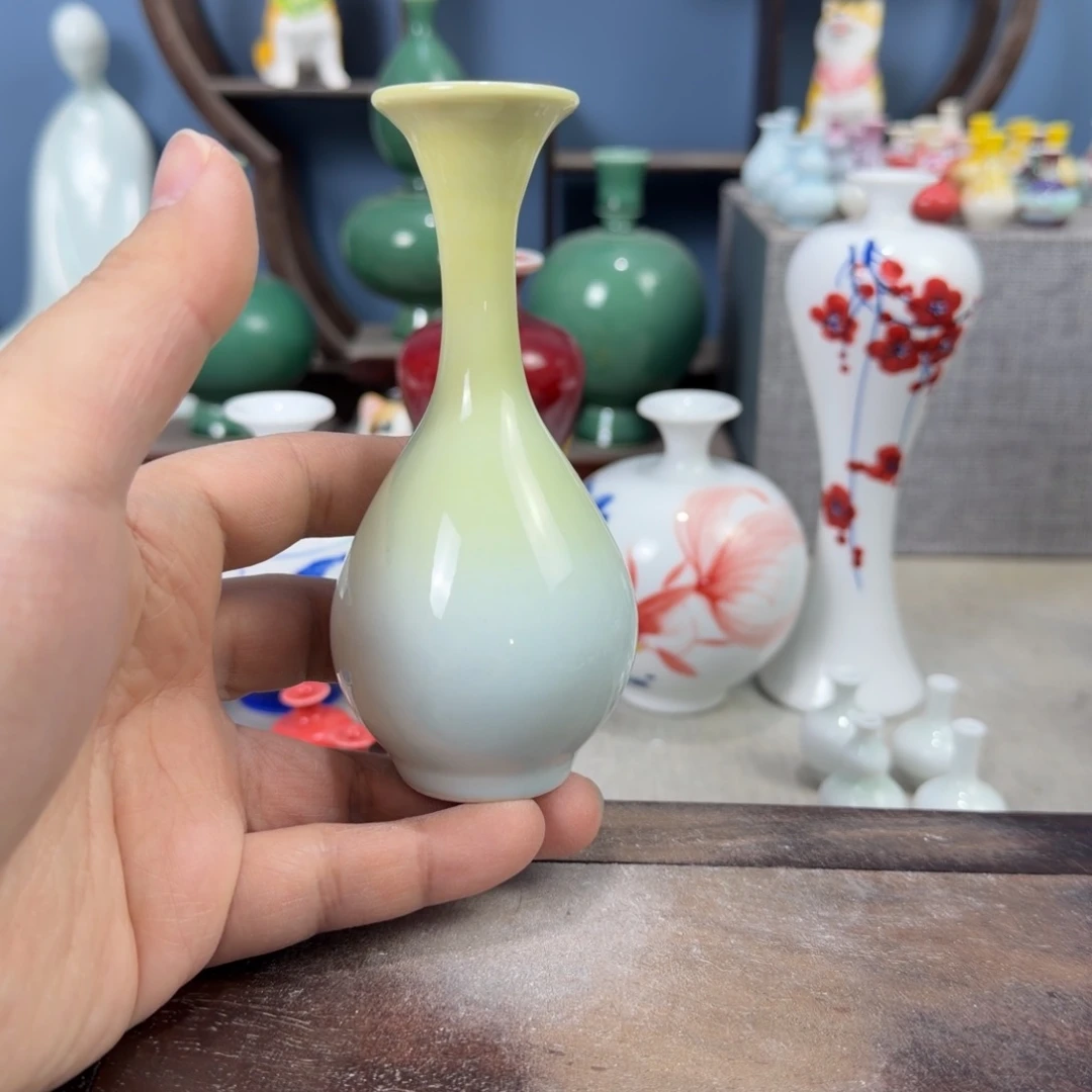 陶瓷手工小花器摆件