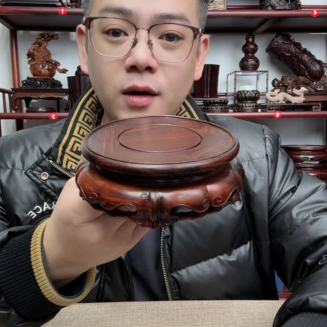 微凹黄檀工艺品底座