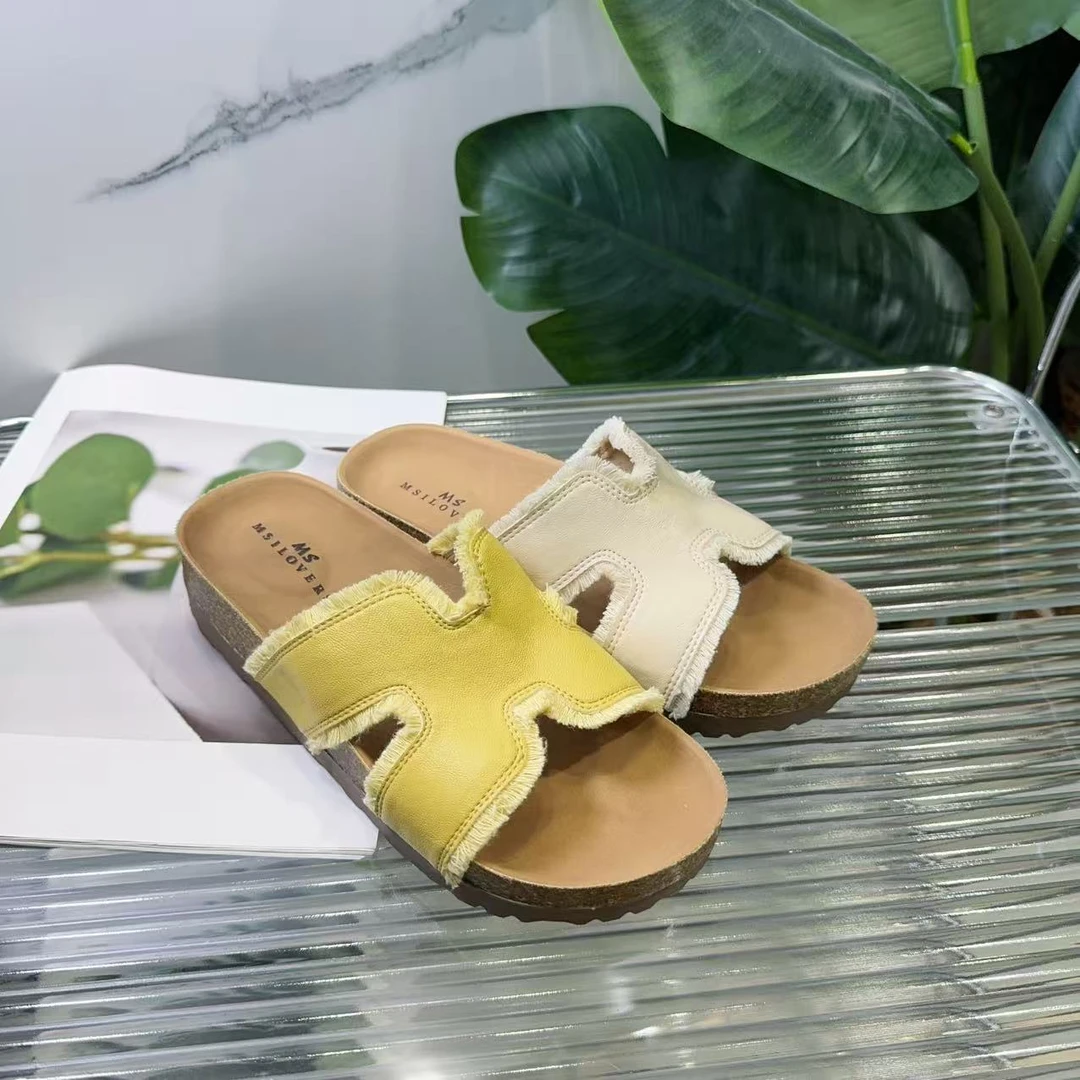 夏休闲款法式拖鞋女新款配裙子仙女风拖鞋1611-3