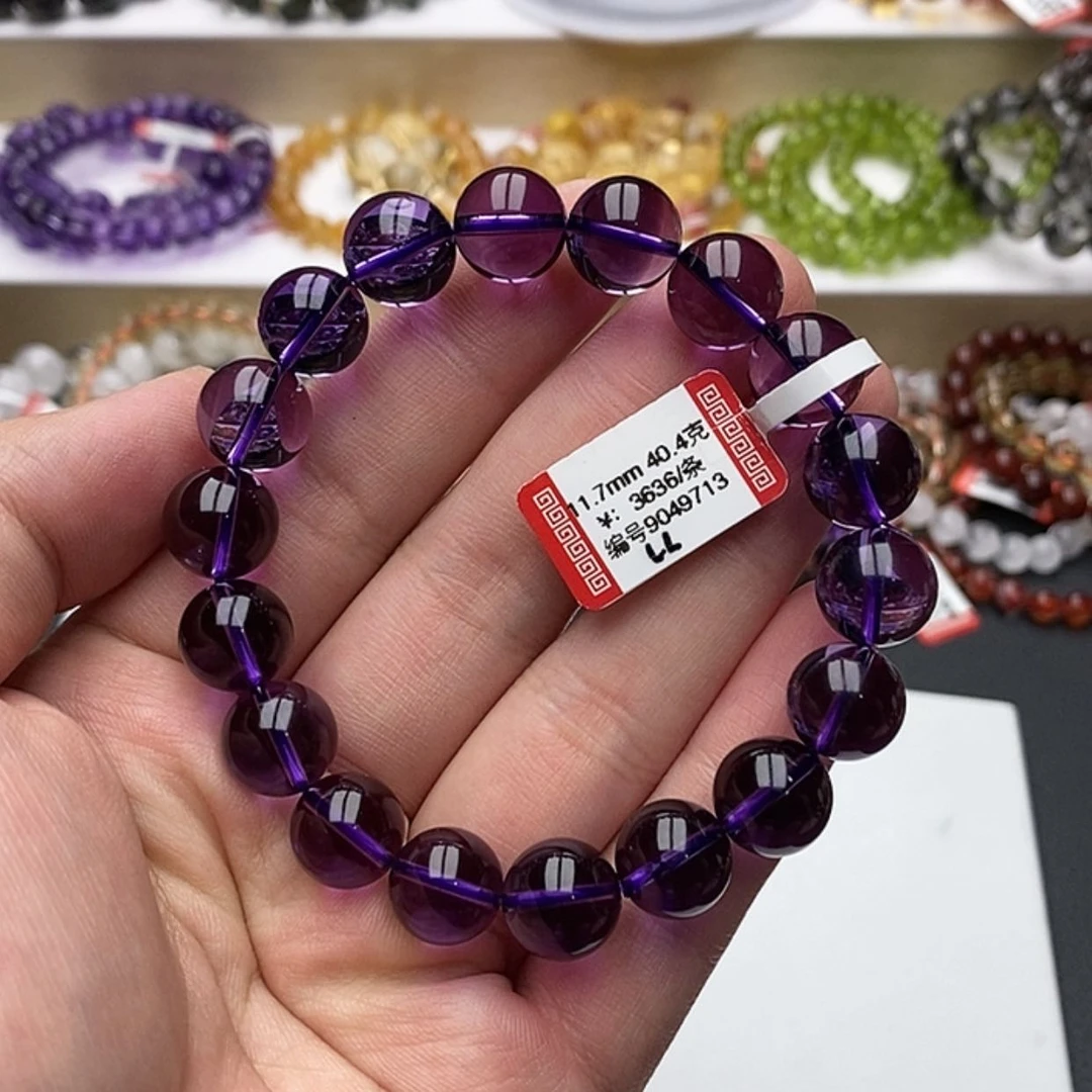 【闪购商品】紫晶手链未镶嵌i****7紫水晶