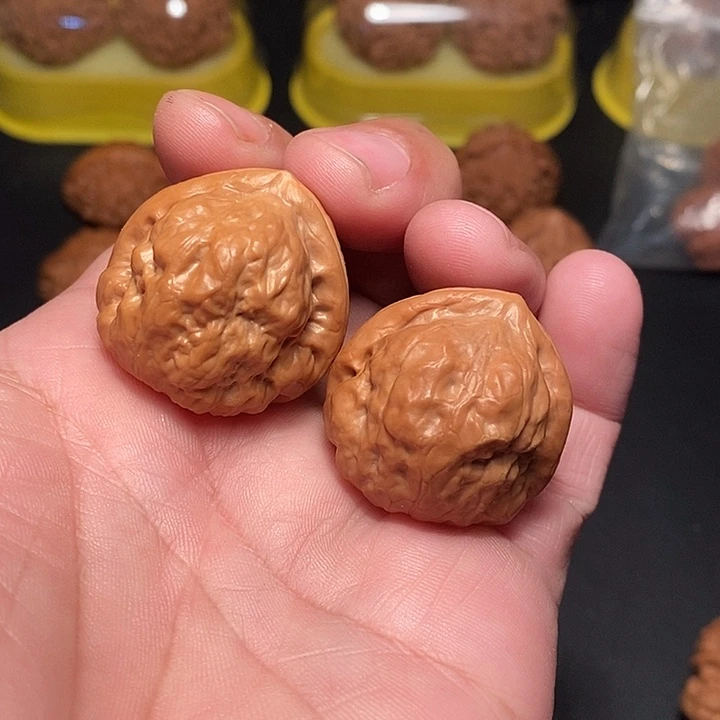 吊坠文玩核桃33尺，古蟾