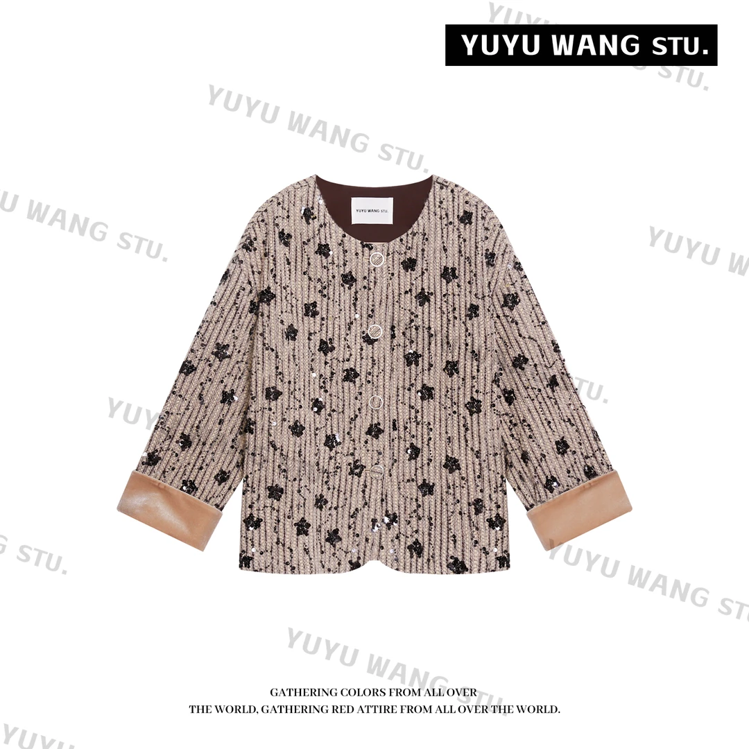 YUYU WANG 【琼华】咖色外套 RBZ2FD166