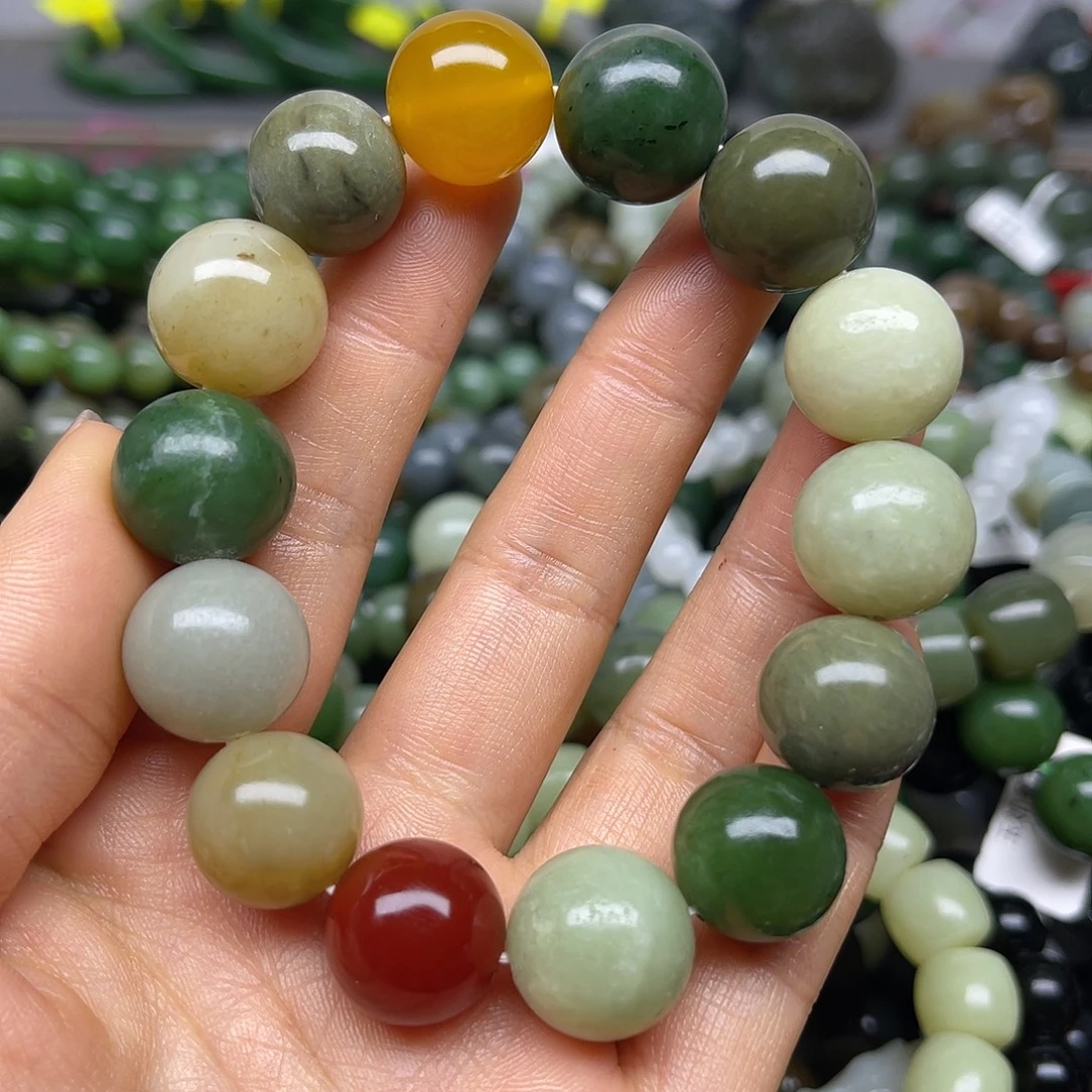 和田玉未镶嵌手链