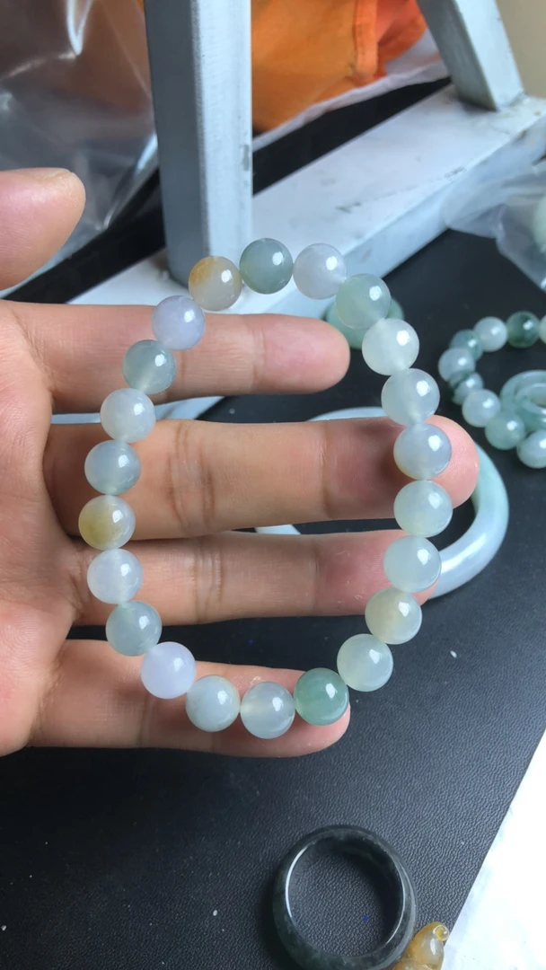 翡翠手串卡9.5mm