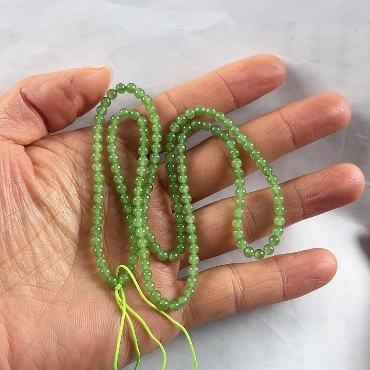 项链未镶嵌和田玉（碧玉）