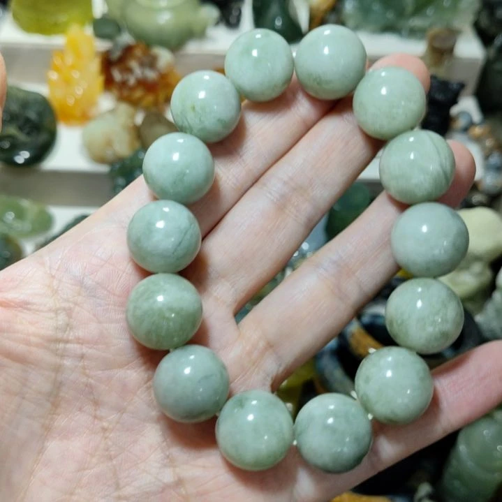 未镶嵌岫玉手串手串