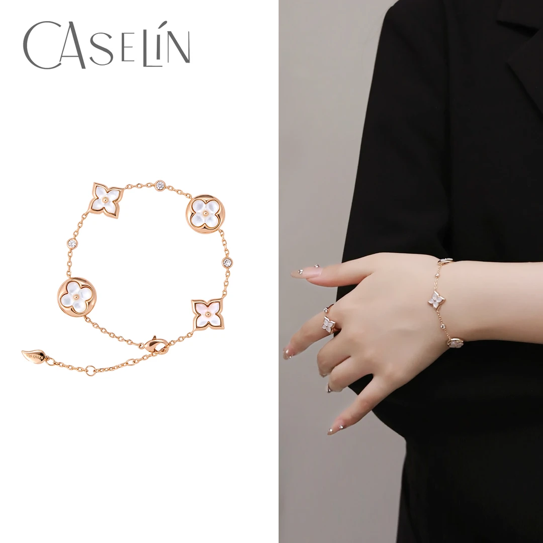 CZ法【高级定制】LALIX  四叶草手链~8831