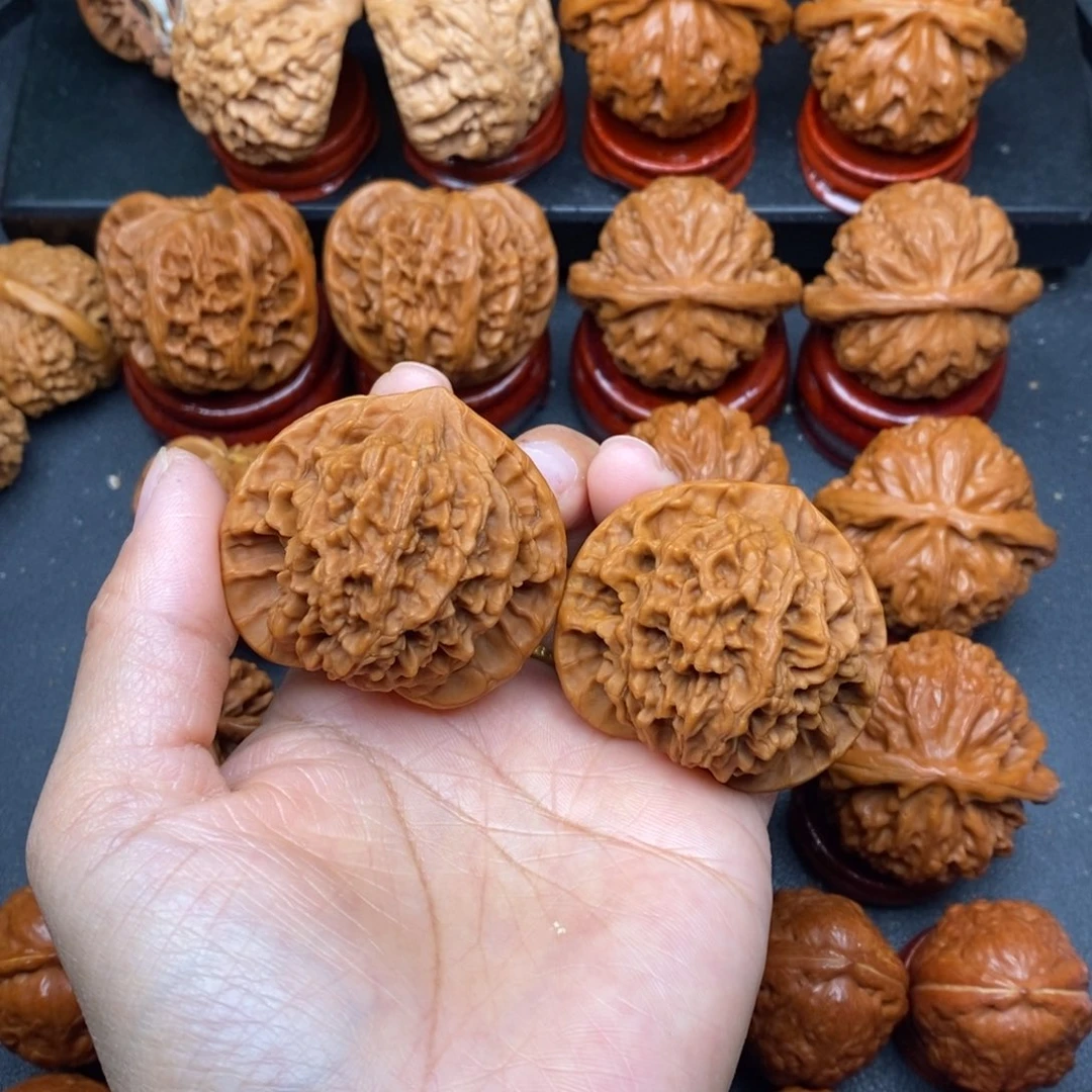 把件文玩核桃45宽边