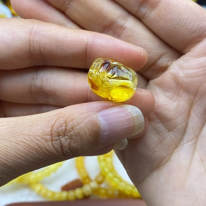 裸石蜜蜡未镶嵌微微杂