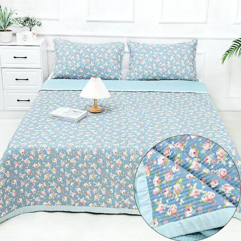 （花开富贵）A+优等加厚亲肤透气四季通用床盖床盖