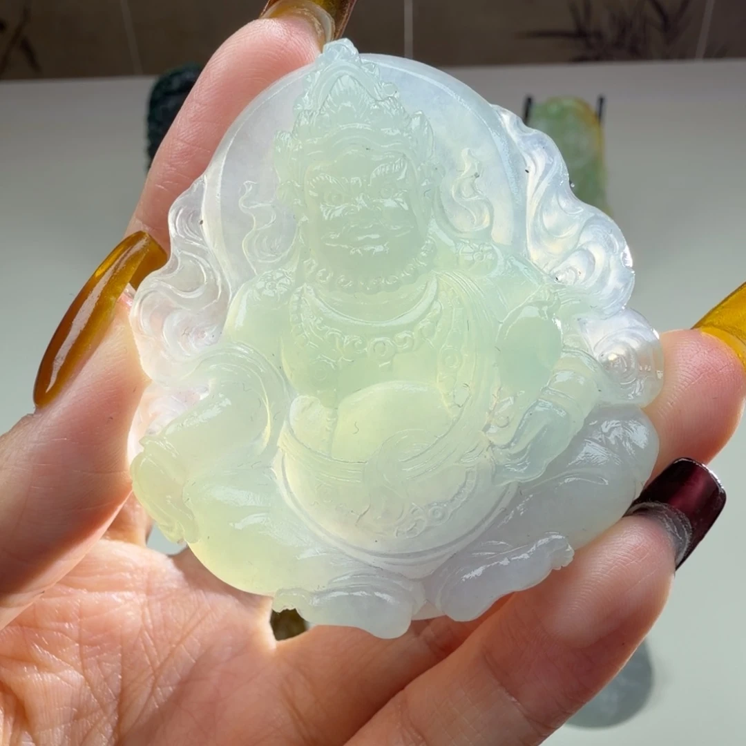 定制翡翠未镶嵌财神