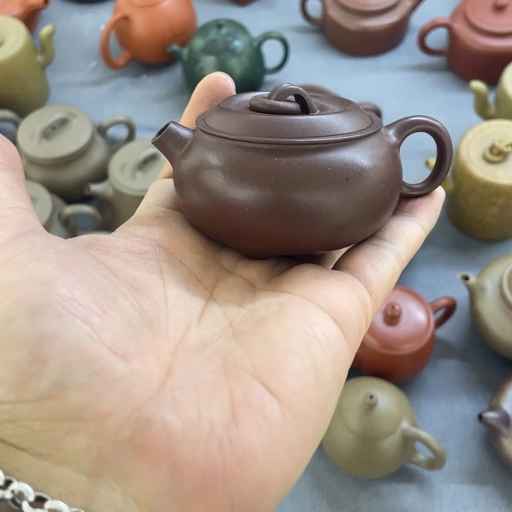 紫砂茶壶紫砂壶单环100cc