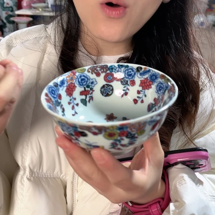 瓷片////直径12.5厘米。绿。