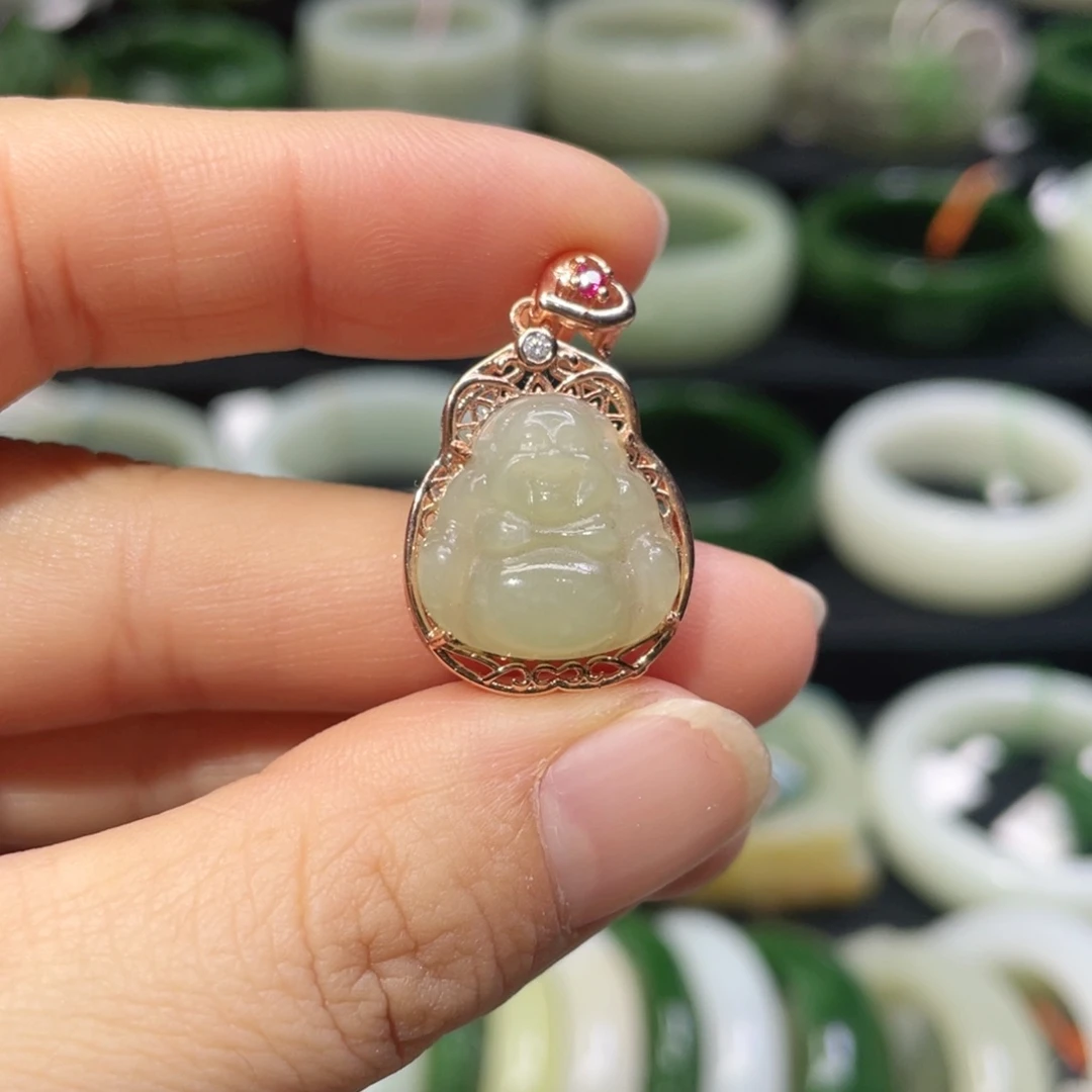 吊坠(不含链)未镶嵌和田玉