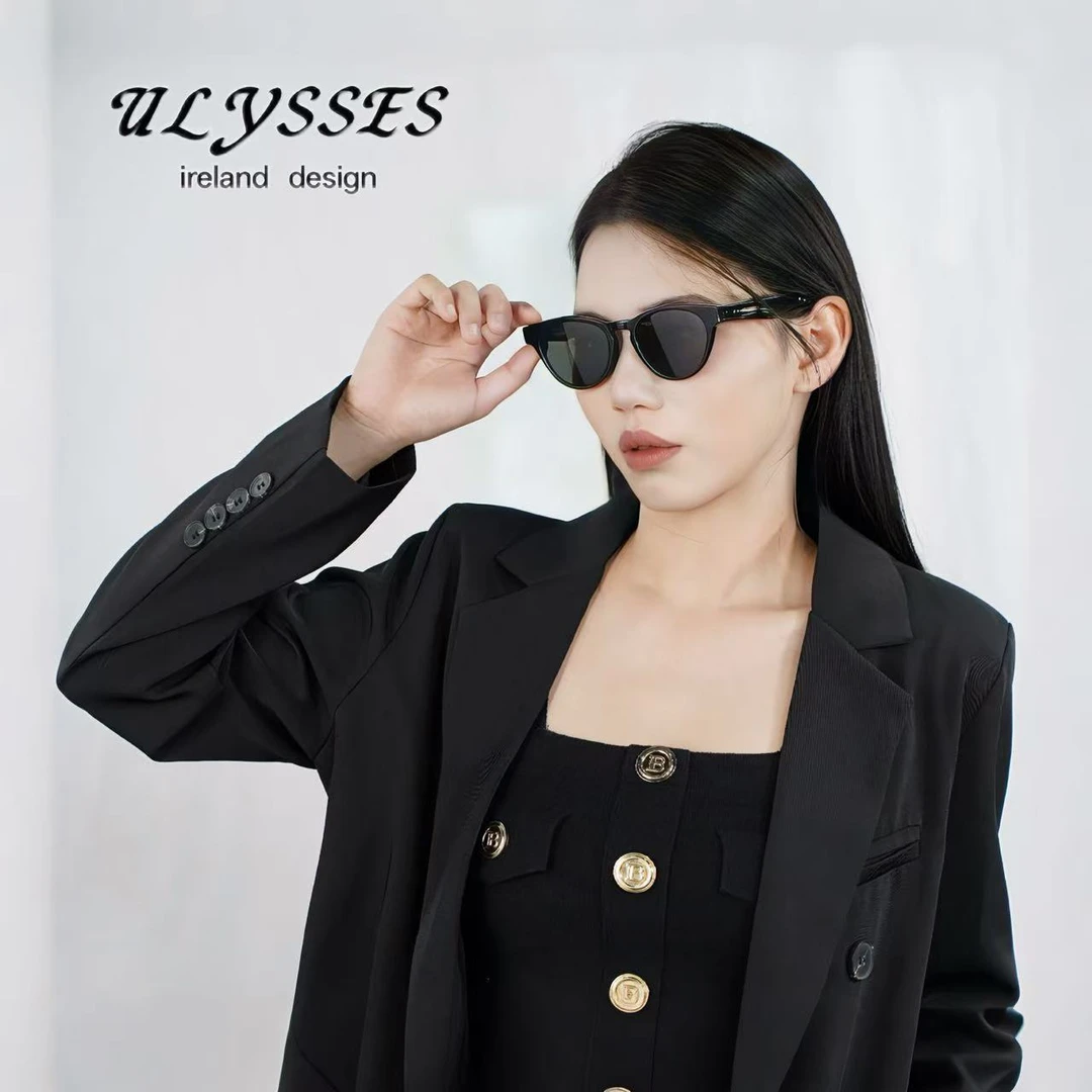 ULYSSES/尤利西斯新款复古猫眼墨镜女2025开车旅行海边防紫外线